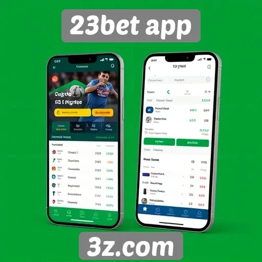 Comparativo das Odds no 23bet App