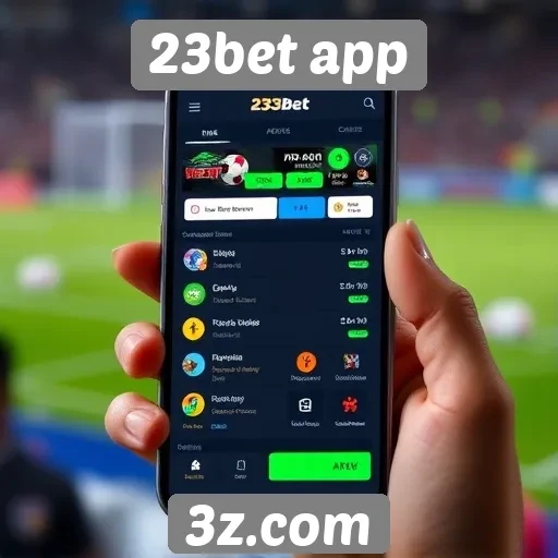 Avaliação da interface do usuário do 23bet app